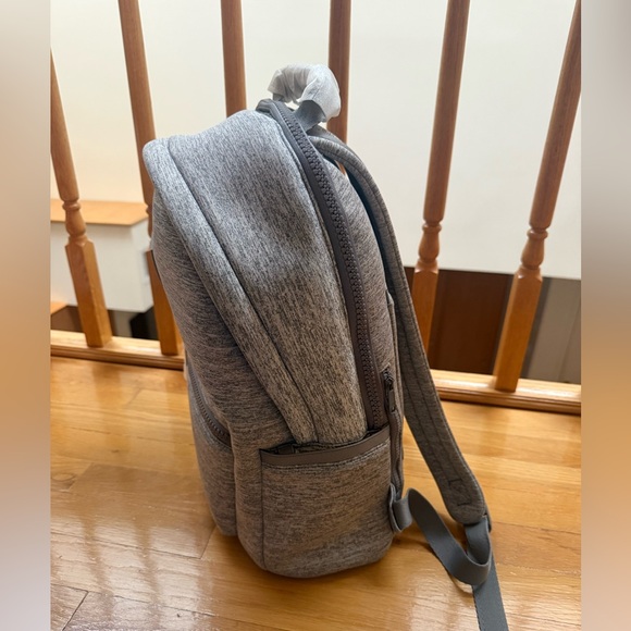 Dagne Dover Dakota Large Neoprene Backpack Heather Grey NWT Laptop Travel Bag - Picture 8 of 12